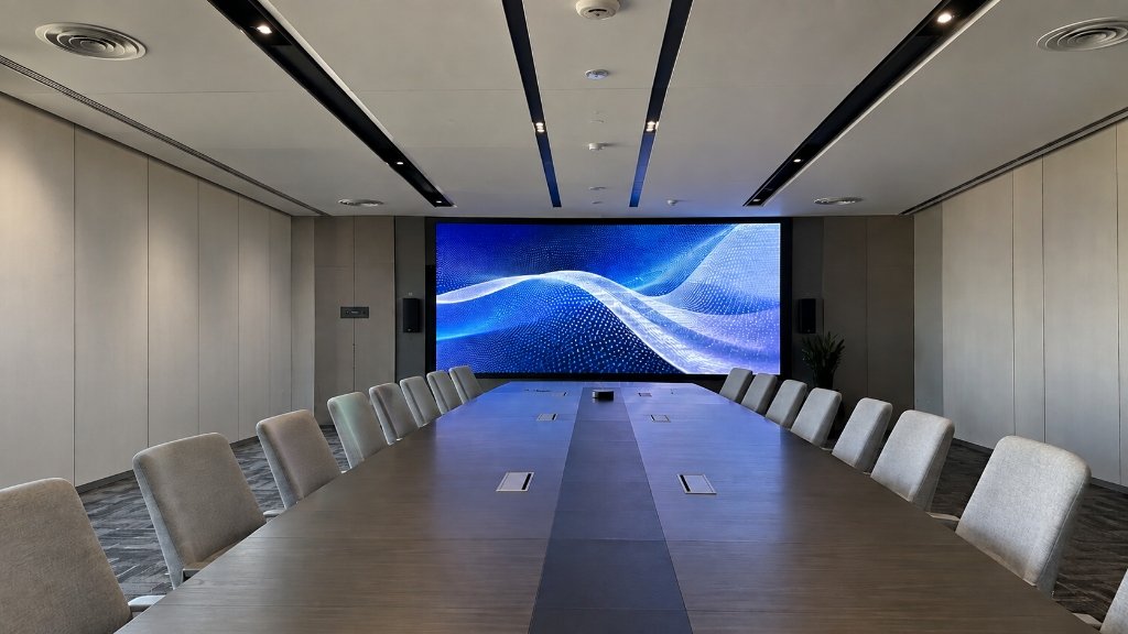 Écran LED pour salle de conseil et conférence professionnelle